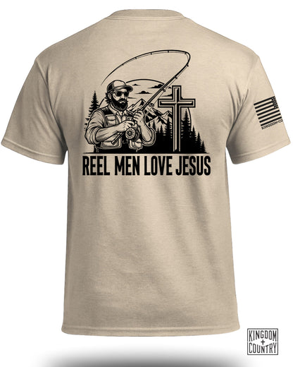 Reel Men Love Jesus T-Shirt
