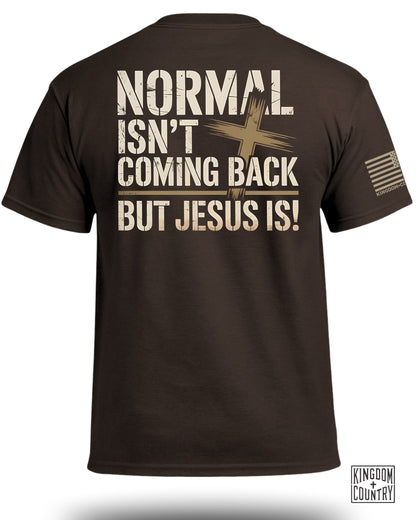 Normal Isn't Coming Back, But Jesus Is T-Shirt
