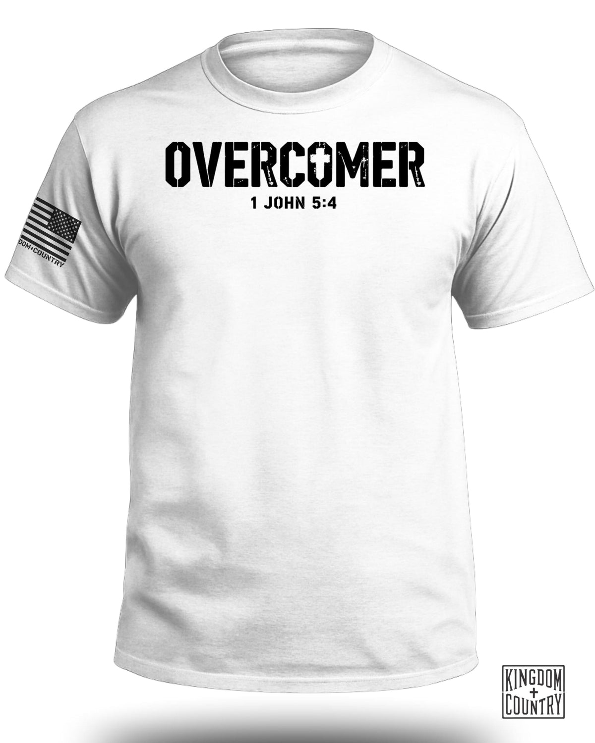 OVERCOMER 1 John 5:4 T-Shirt