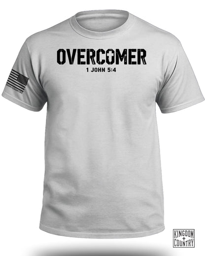 OVERCOMER 1 John 5:4 T-Shirt