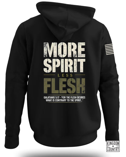 More Spirit Less Flesh Hoodie