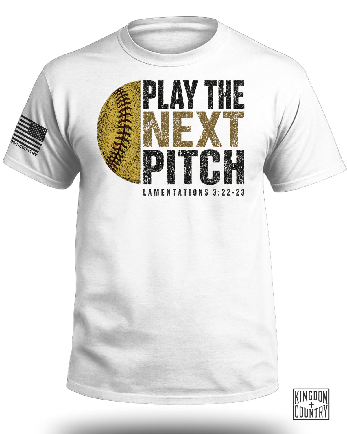 Play The Next Pitch Softball T-Shirt
