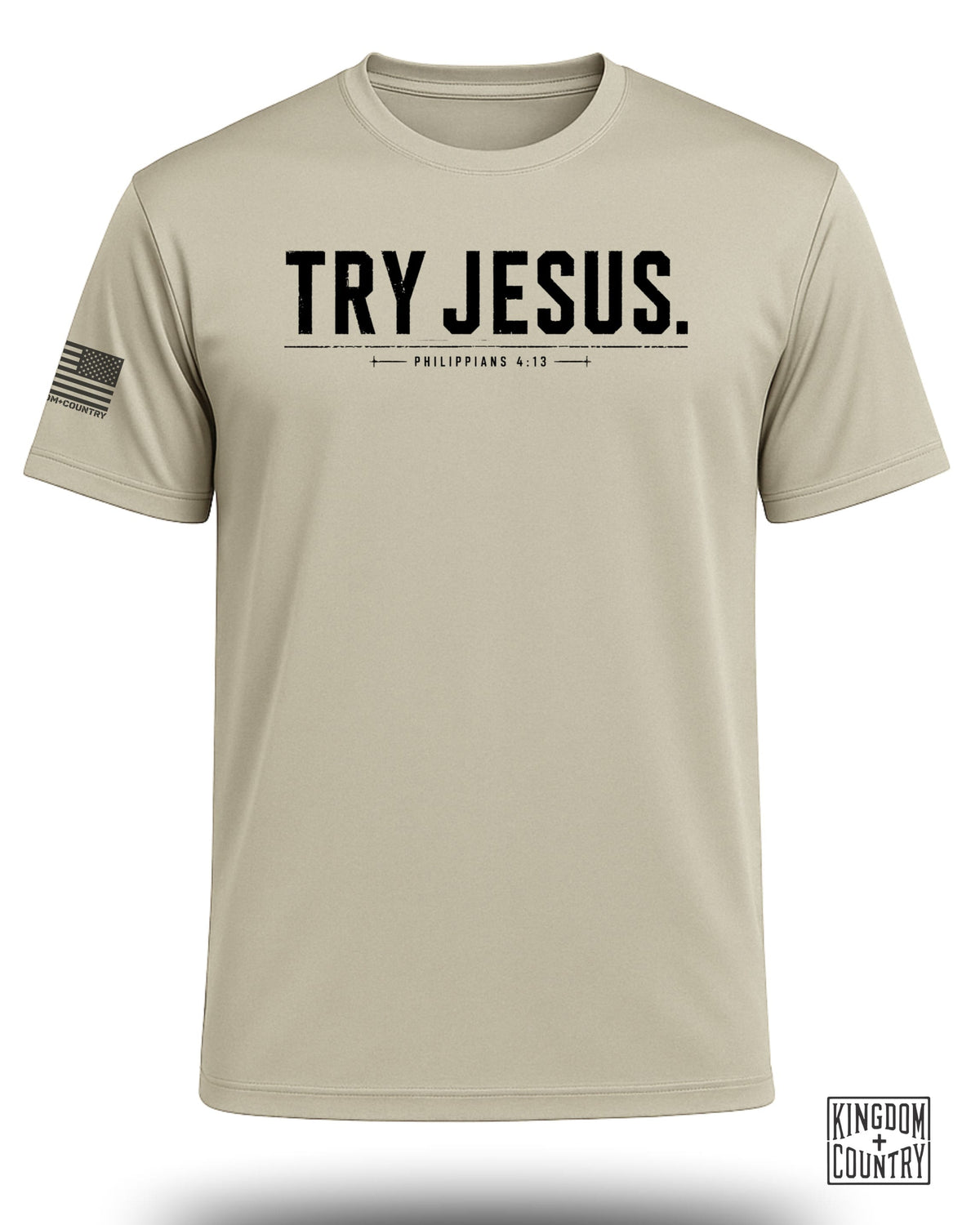 Try Jesus Philippians 4:13 Performance Shirt