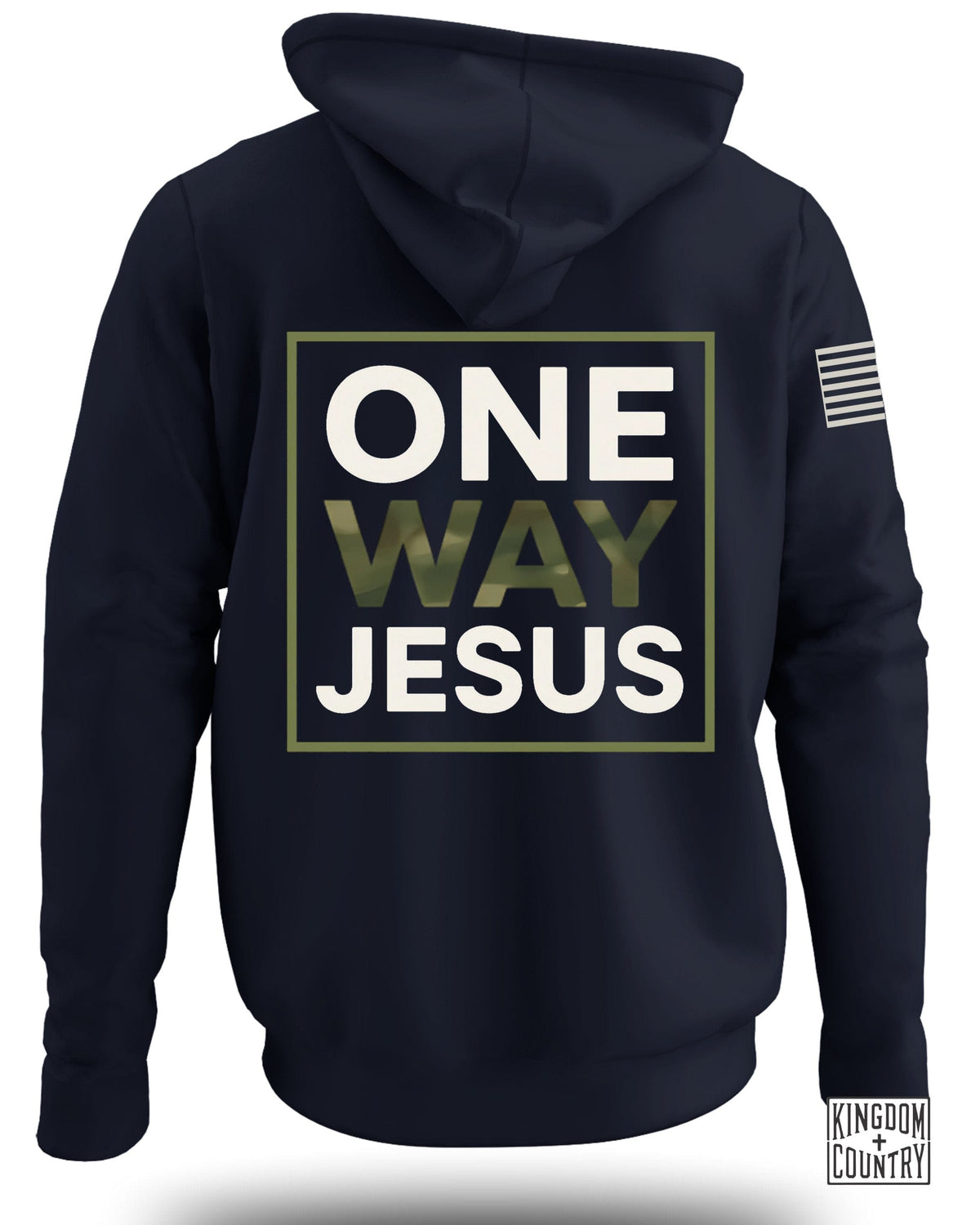 One Way Jesus Camo Hoodie