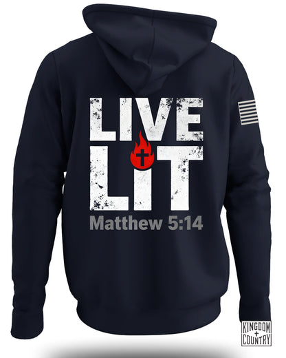 Live Lit Matthew 5:14 Hoodie