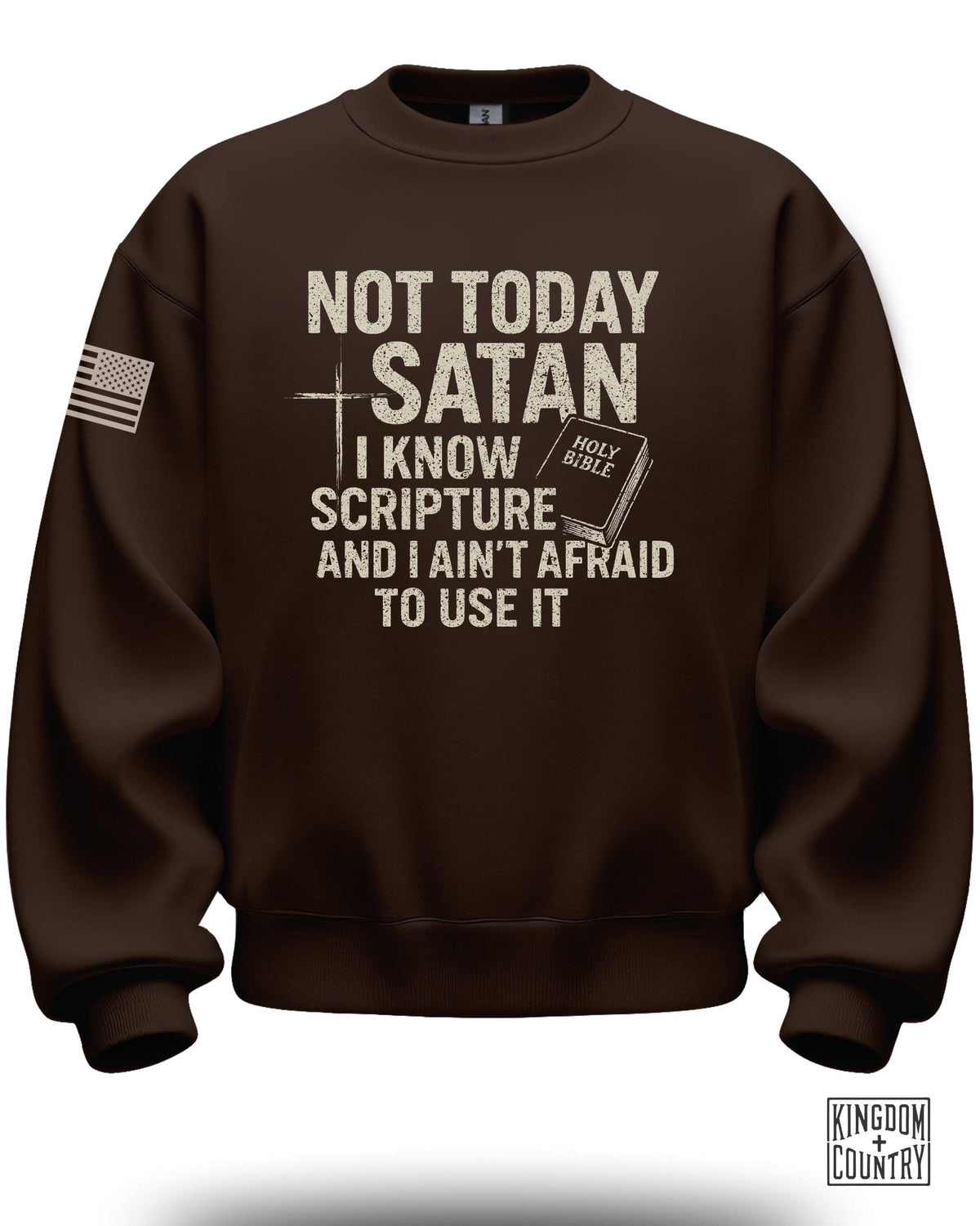 Not Today Satan Crewneck
