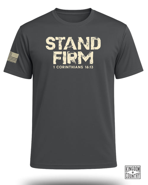 Stand Firm 1 Corinthians 16:13 Performance Shirt
