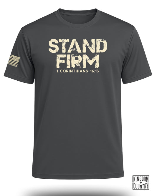 Stand Firm 1 Corinthians 16:13 Performance Shirt