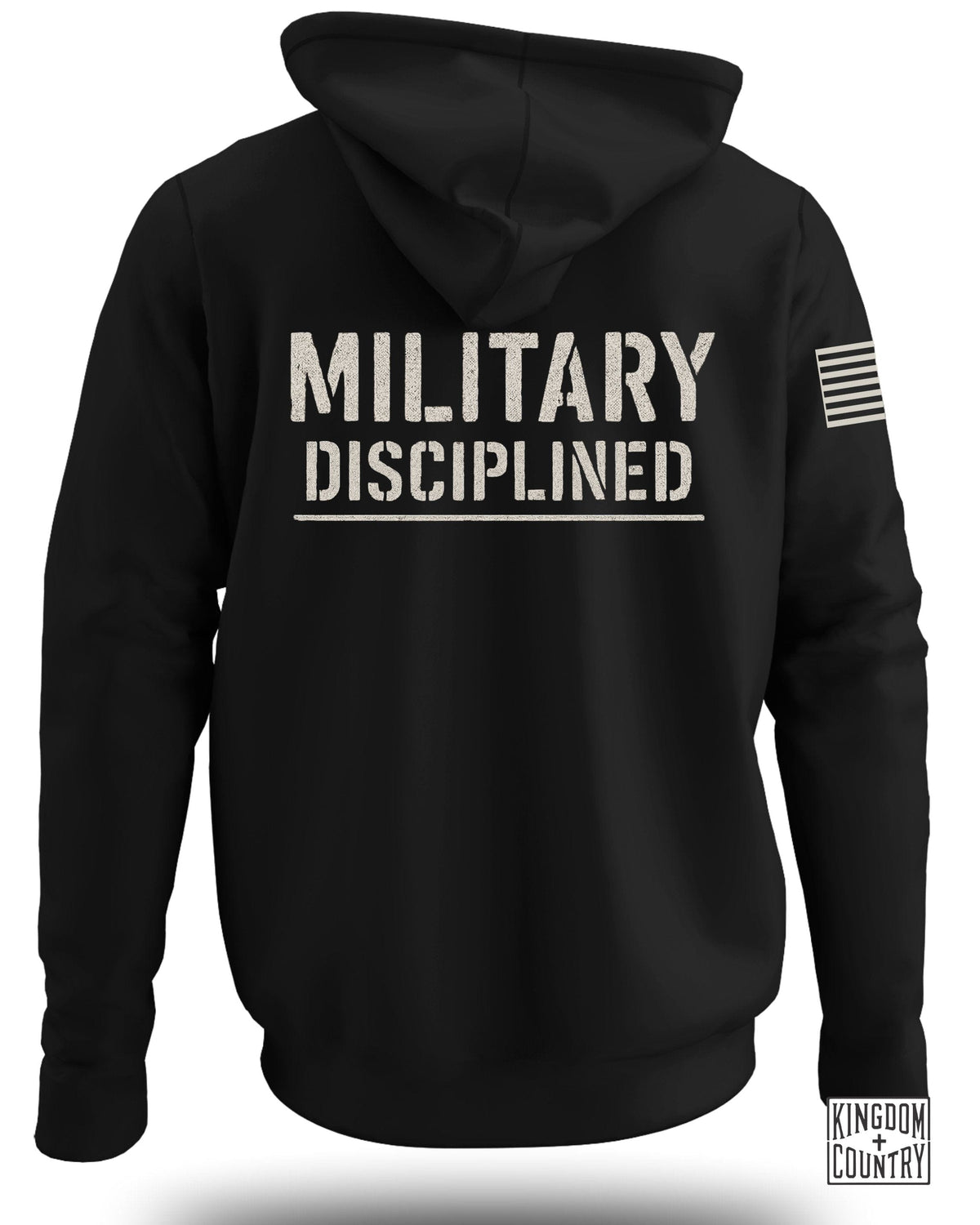 Military Disciplined Graphic Hoodie
