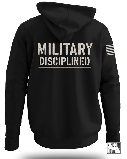 Military Disciplined Graphic Hoodie