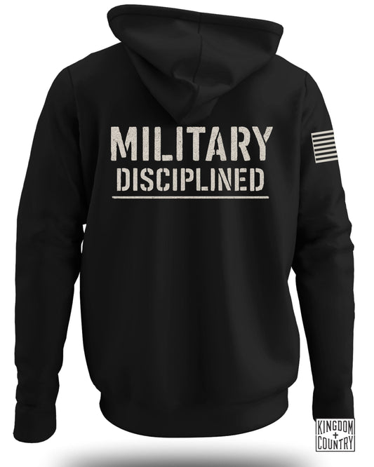 Military Disciplined Graphic Hoodie