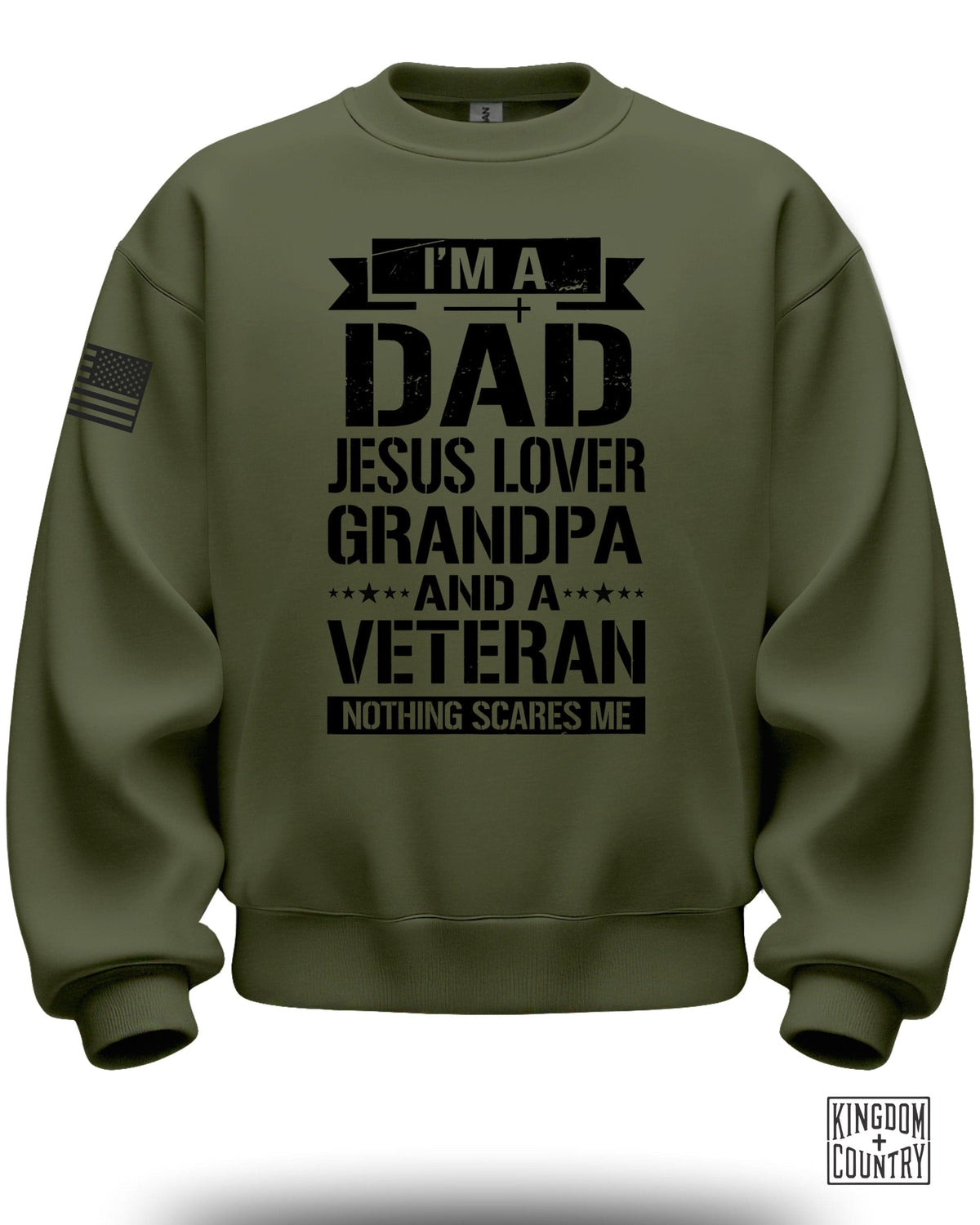 Veteran Grandpa Crewneck