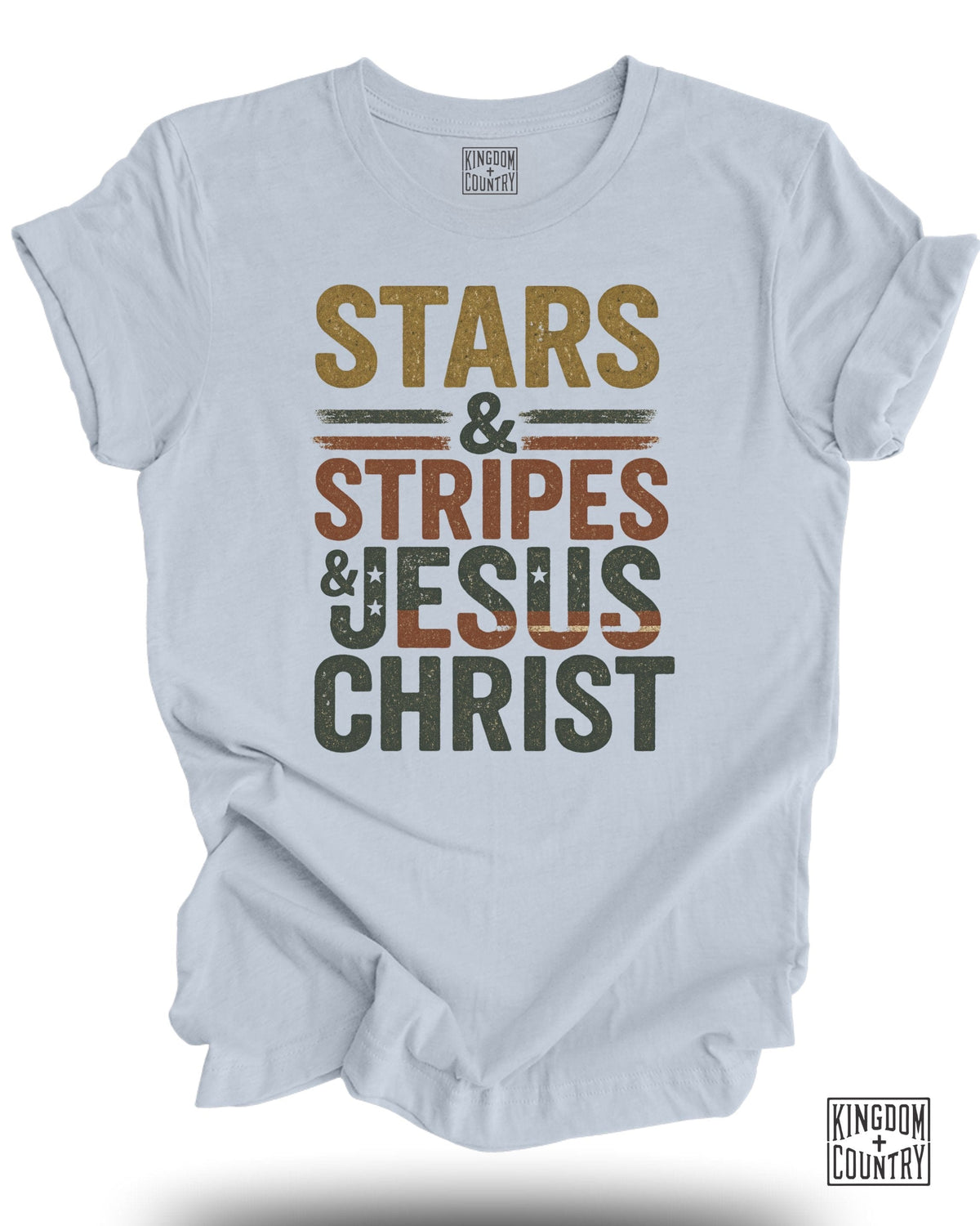 Stars Stripes Jesus Christ T-Shirt