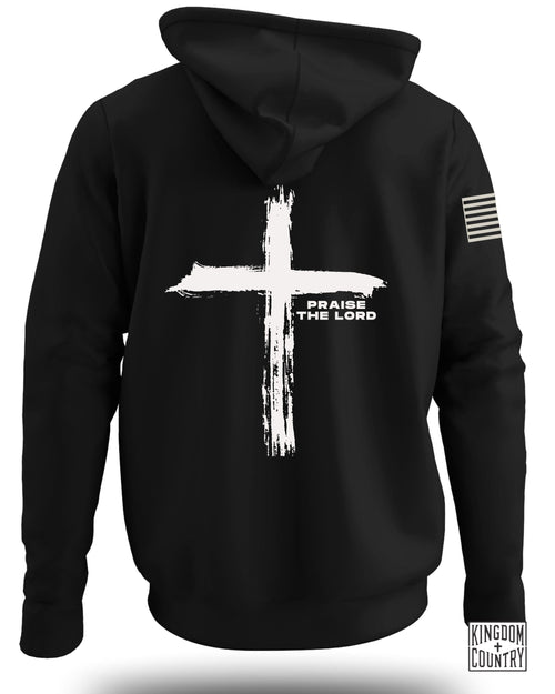 Praise The Lord Cross Hoodie