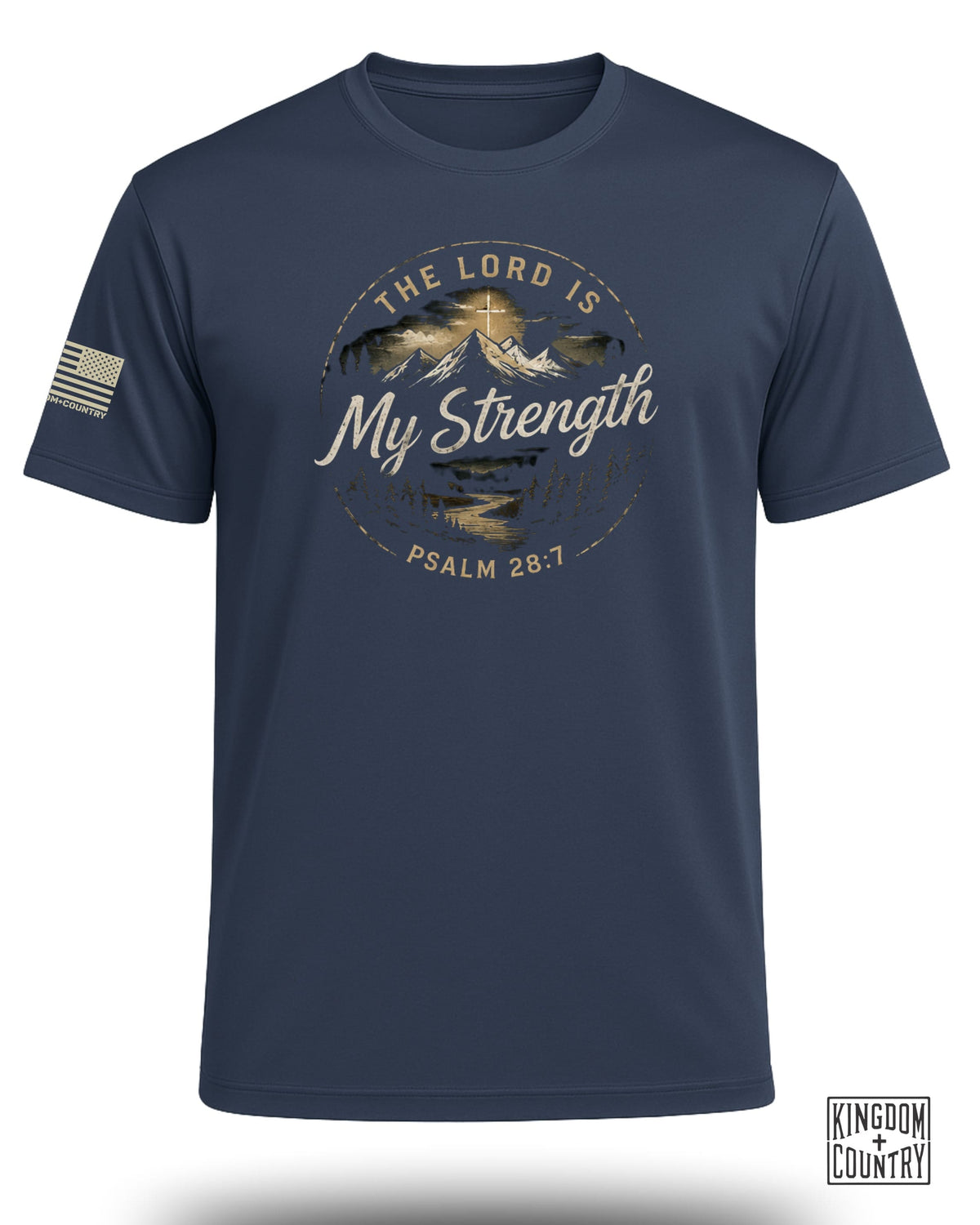 Lord Is My Strength Mountain Performance Shirt