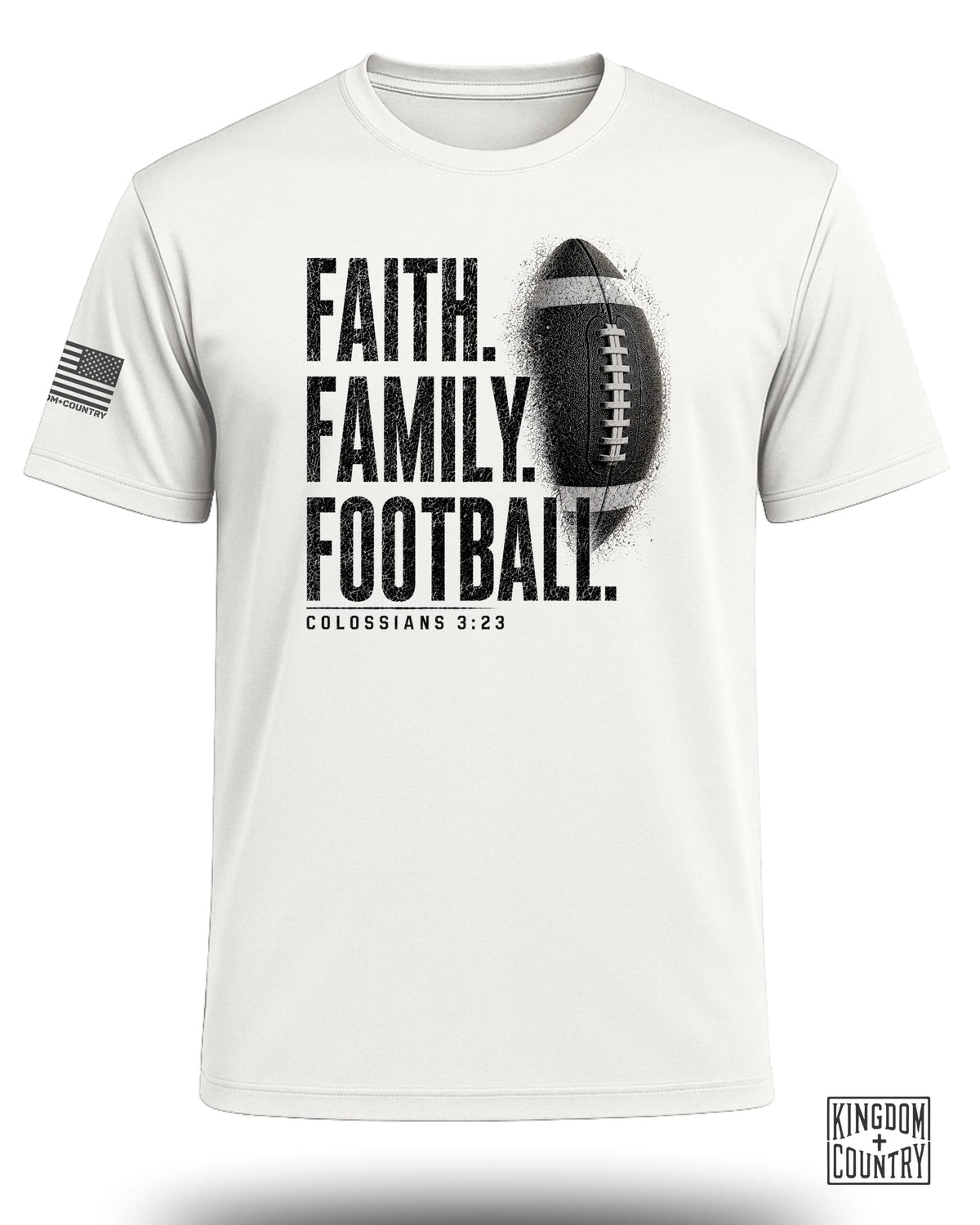 Faith Family Football Performance Shirt