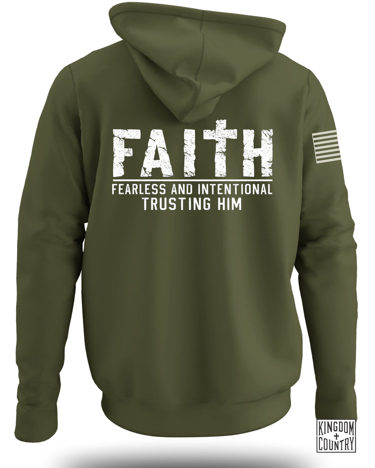Faith Fearless & Intentional Trusting Him Hoodie