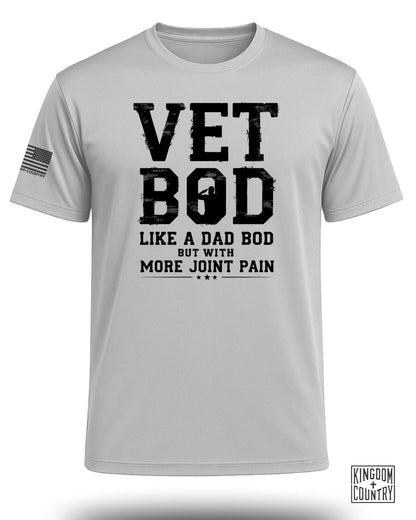 Vet Bod Veteran Humor Performance Shirt