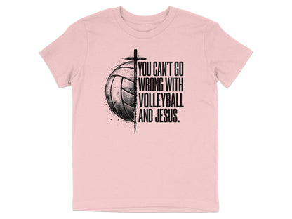 Volleyball And Jesus Youth T-Shirt