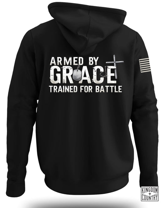 Armed By Grace Trained For Battle Hoodie