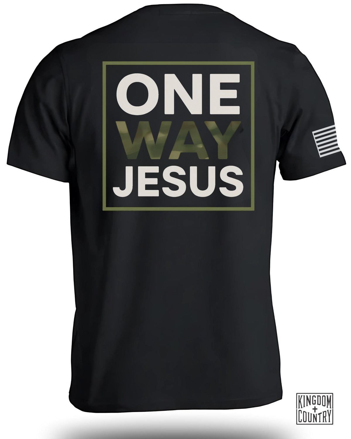 One Way Jesus Camo T-Shirt