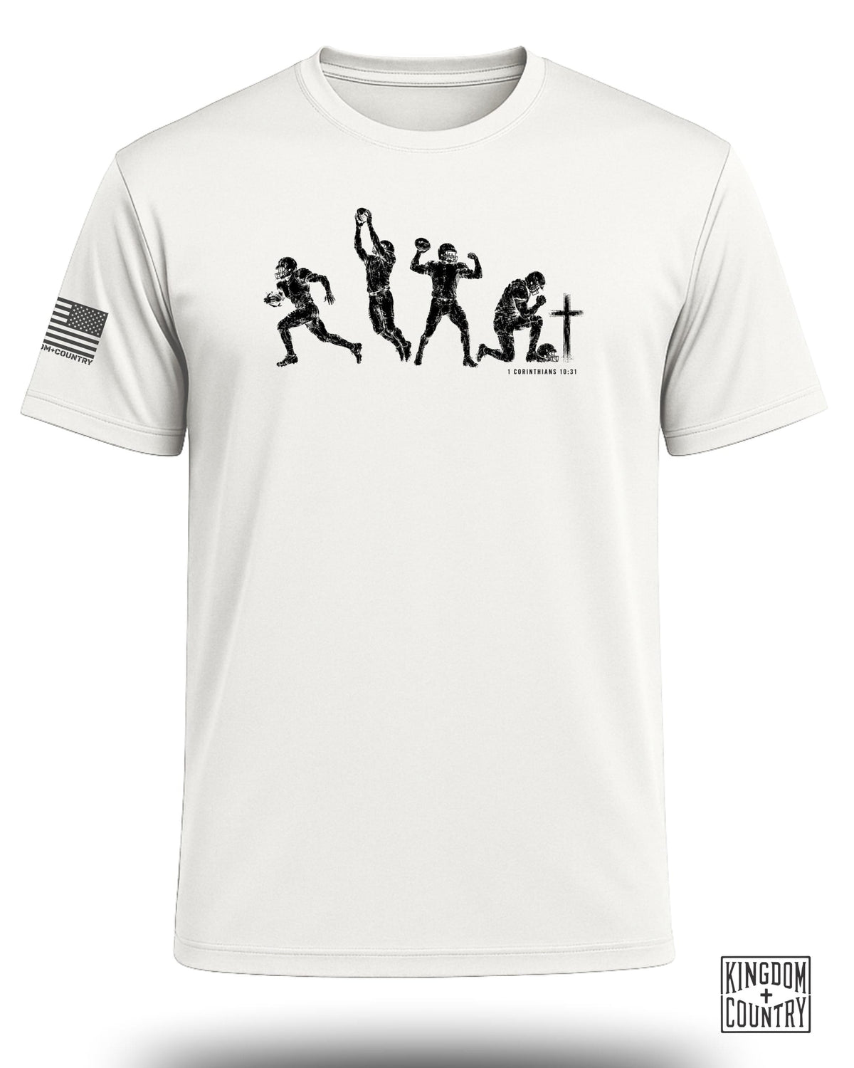 Gridiron Faith 1 Corinthians 10:31 Performance Shirt