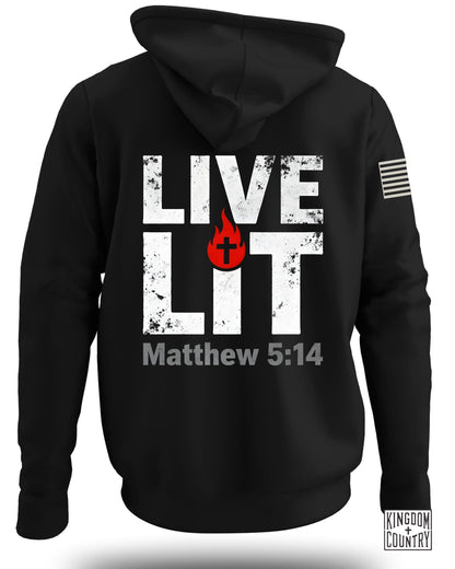 Live Lit Matthew 5:14 Hoodie