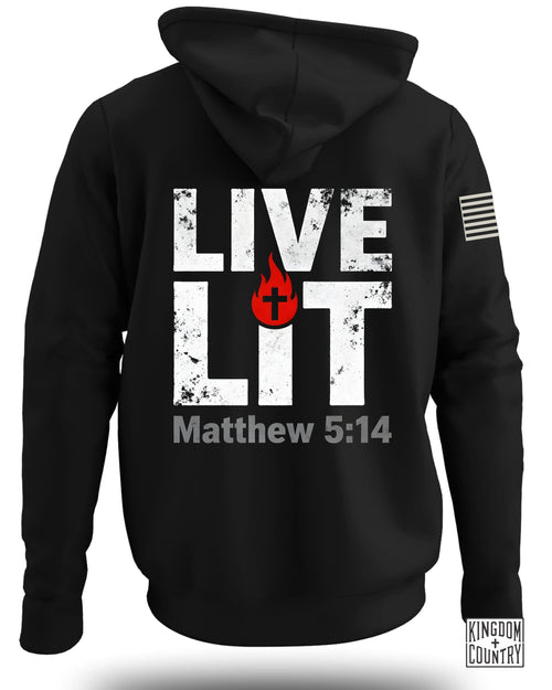 Live Lit Matthew 5:14 Hoodie