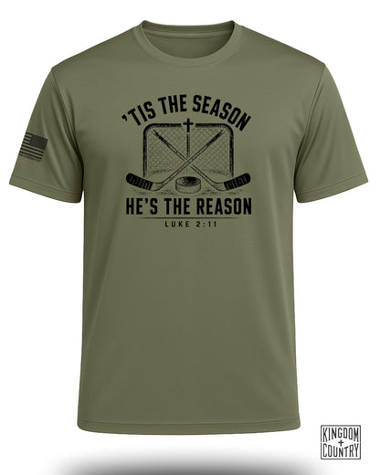 Tis The Season Hockey Performance Shirt