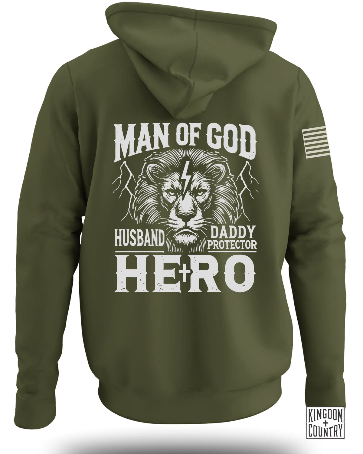 Man Of God Husband Daddy Hero Hoodie