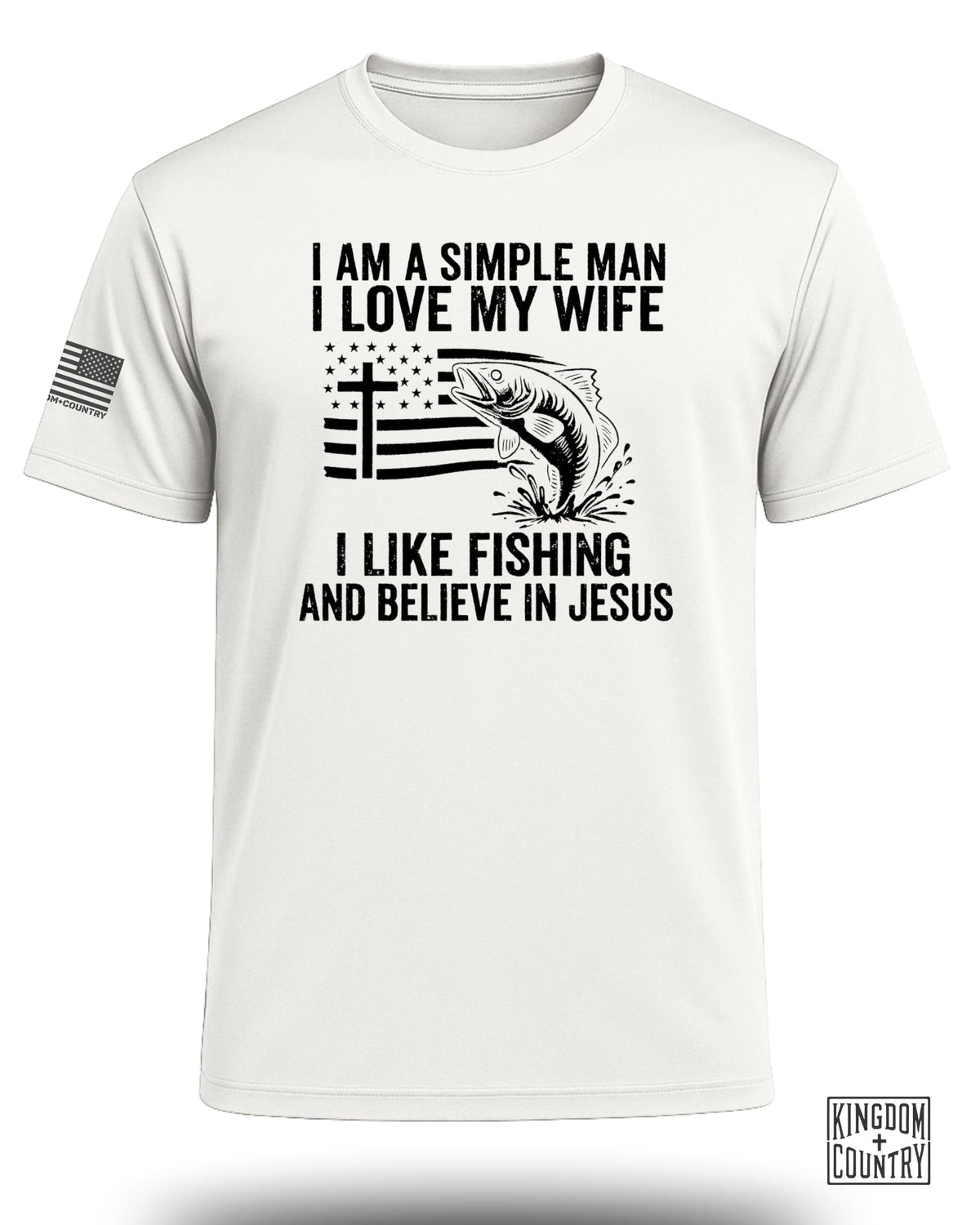 Simple Man Fishing & Faith Performance Shirt