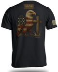 Patriotic Eagle Isaiah 40 31 T-Shirt