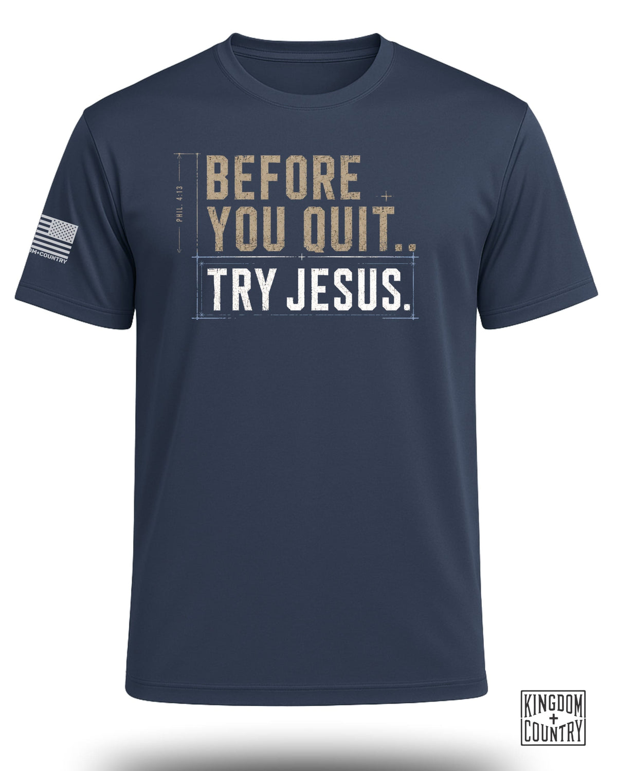 Try Jesus Blueprint Performance Shirt