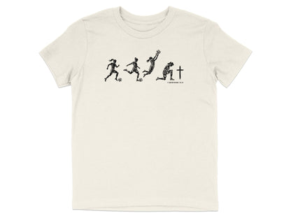 Girls Soccer Faith Journey Youth T-Shirt