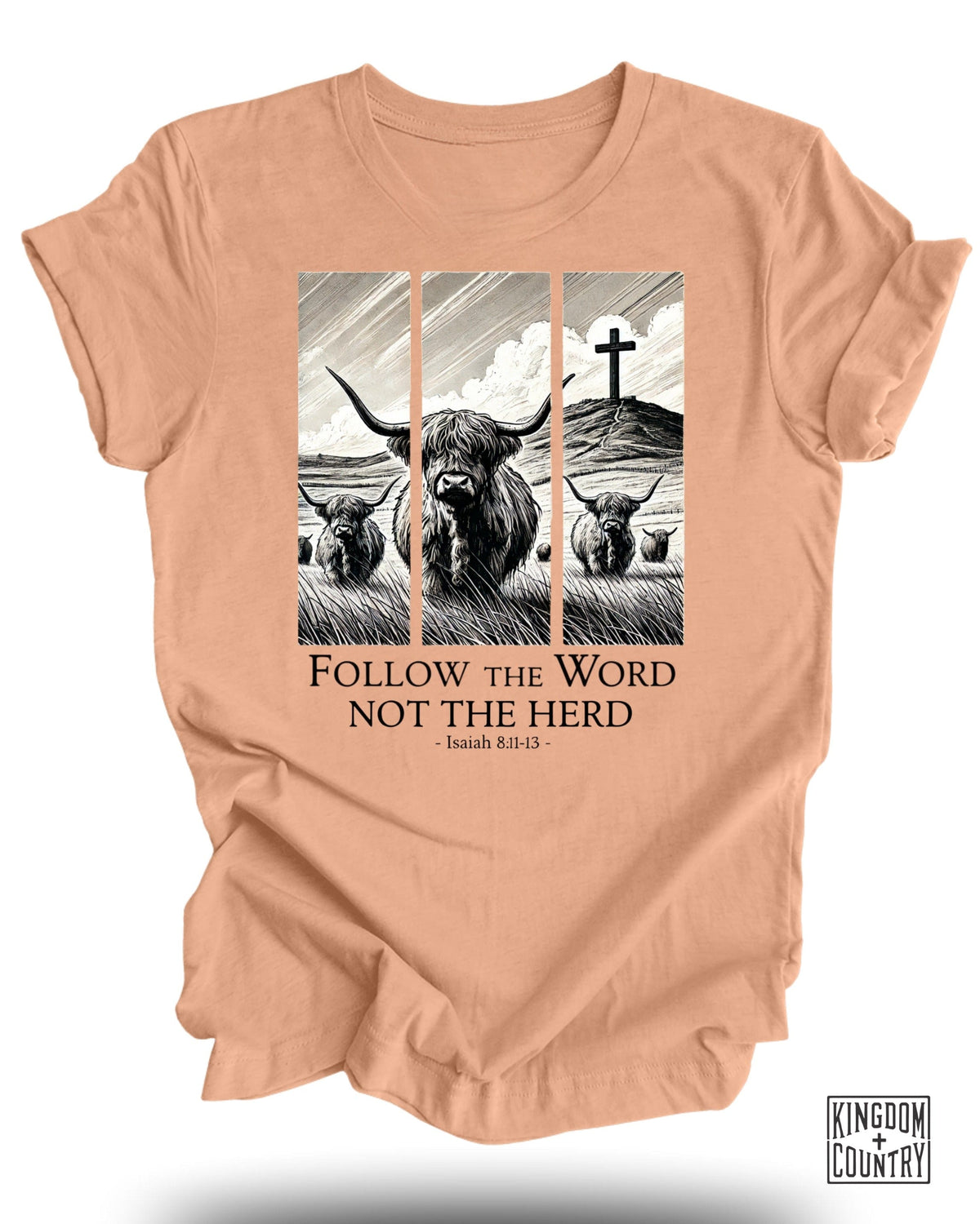 Follow the Word Not the Herd Christian T-Shirt
