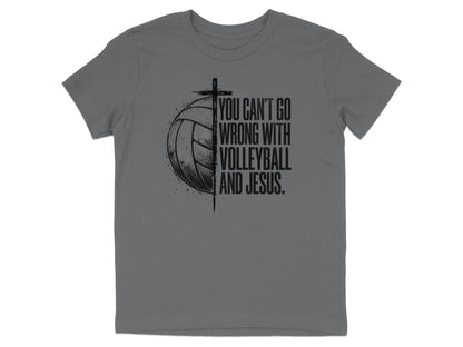 Volleyball And Jesus Youth T-Shirt