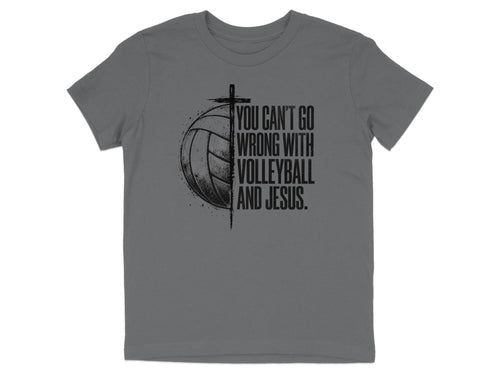 Volleyball And Jesus Youth T-Shirt