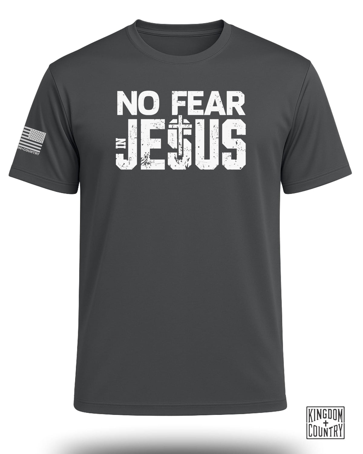 No Fear In Jesus Bold Performance Shirt