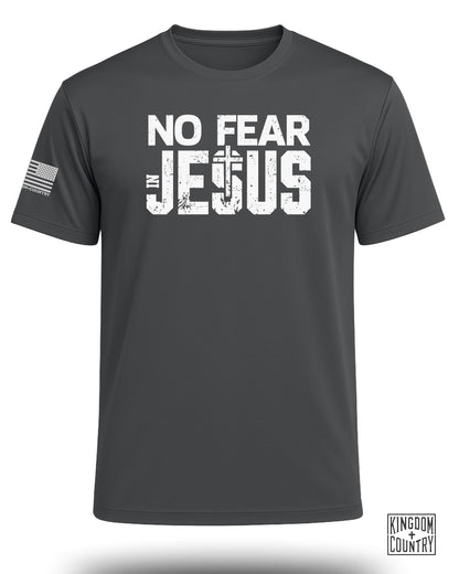 No Fear In Jesus Bold Performance Shirt