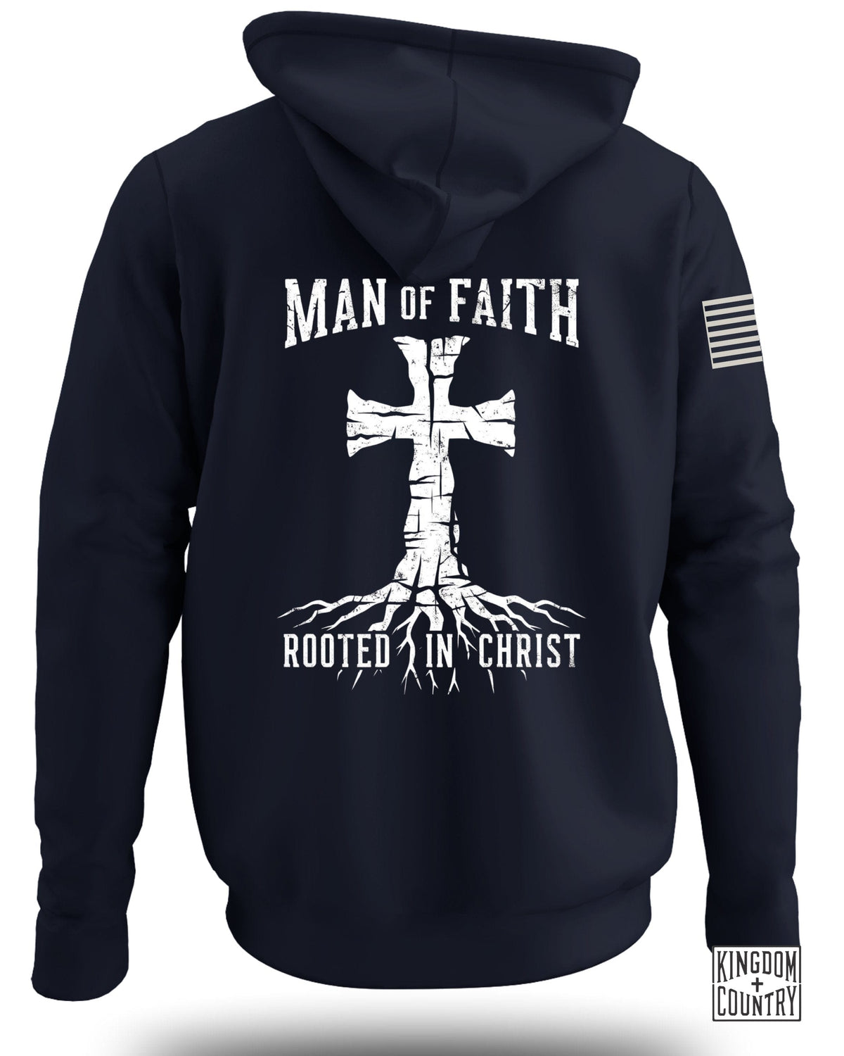 Man of Faith Rooted In Christ Hoodie