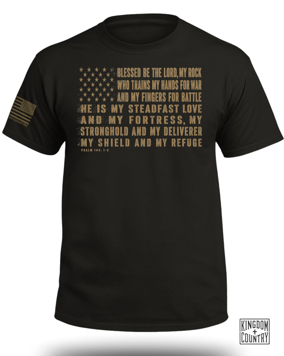 Blessed Be The Lord Flag T-Shirt