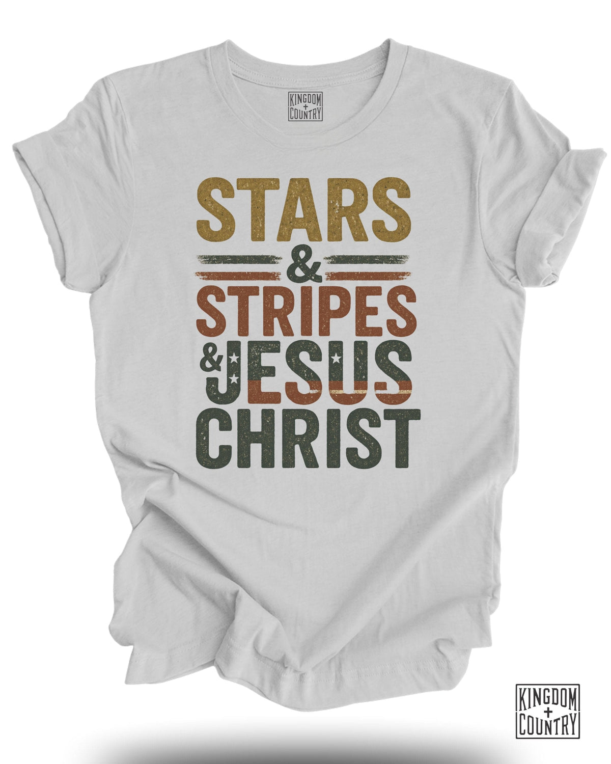 Stars Stripes Jesus Christ T-Shirt