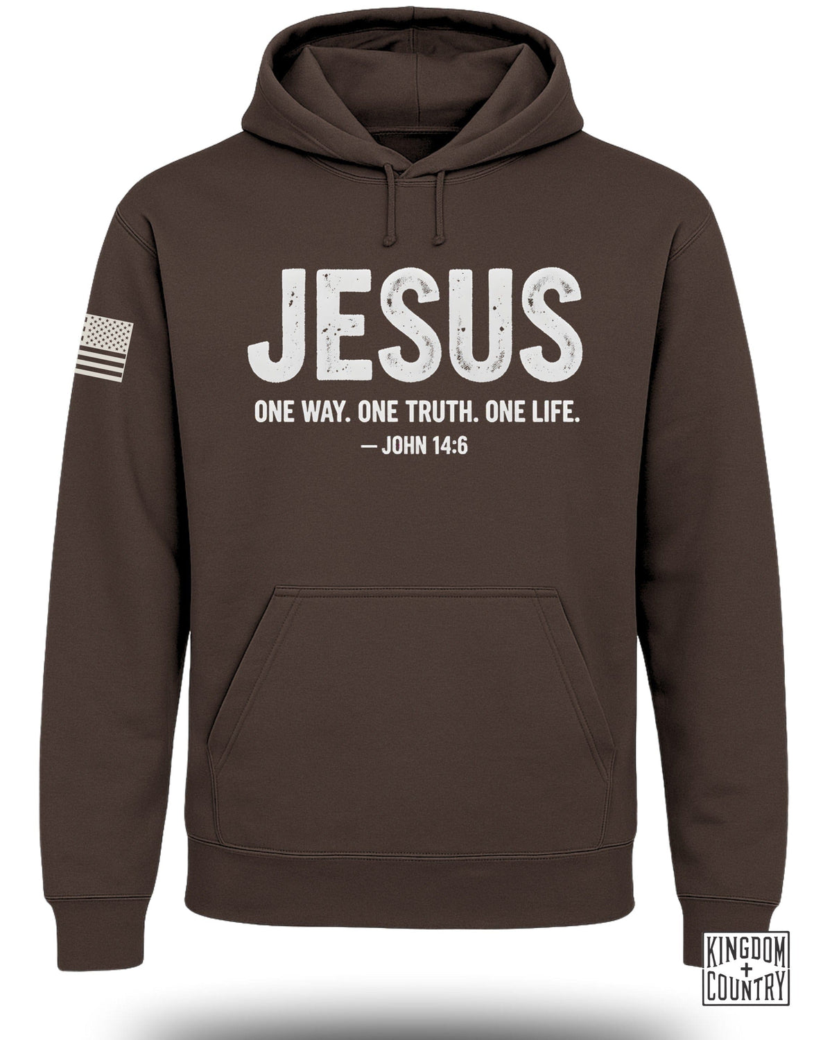JESUS One Way One Truth One Life Hoodie