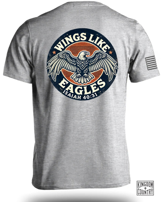 Wings Like Eagles Isaiah 40 31 T-Shirt