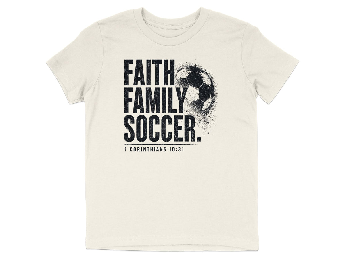 Faith Family Soccer Youth T-Shirt
