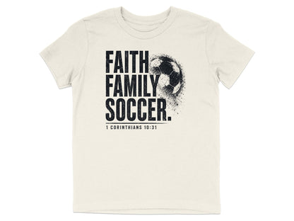 Faith Family Soccer Youth T-Shirt