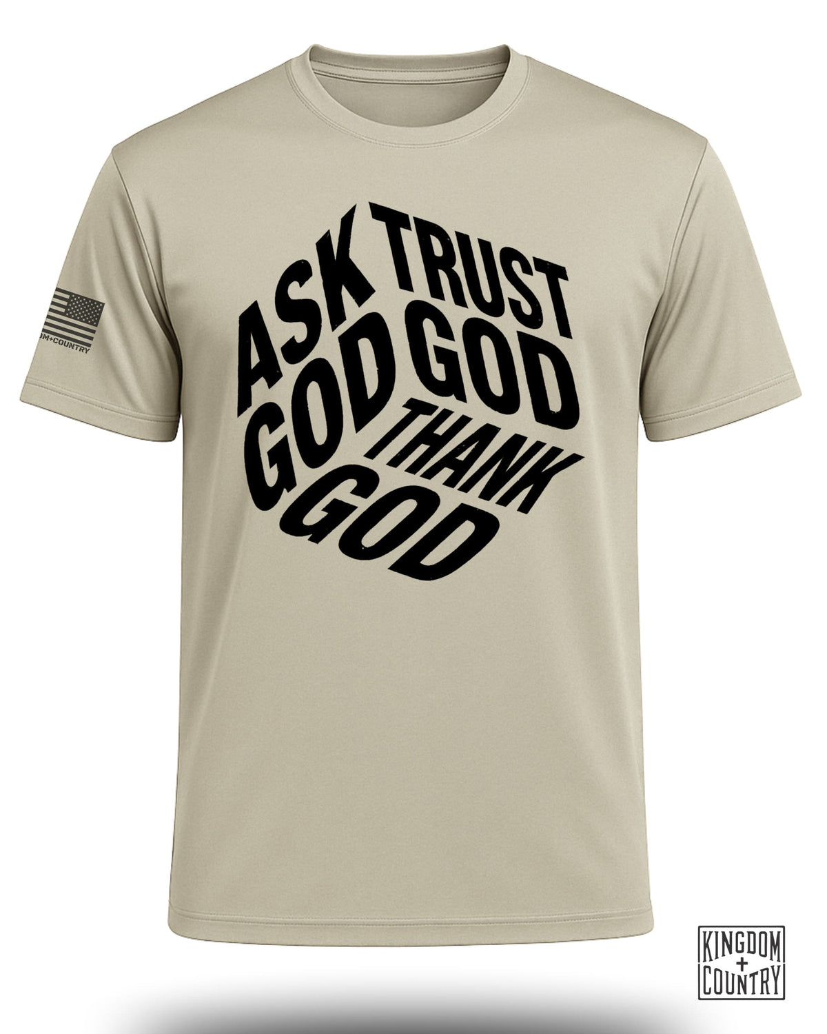 Ask Trust Thank God Performance Shirt