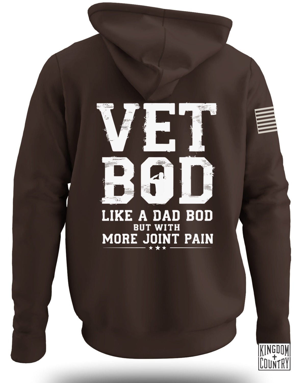 Vet Bod Like Dad Bod Hoodie (Back)