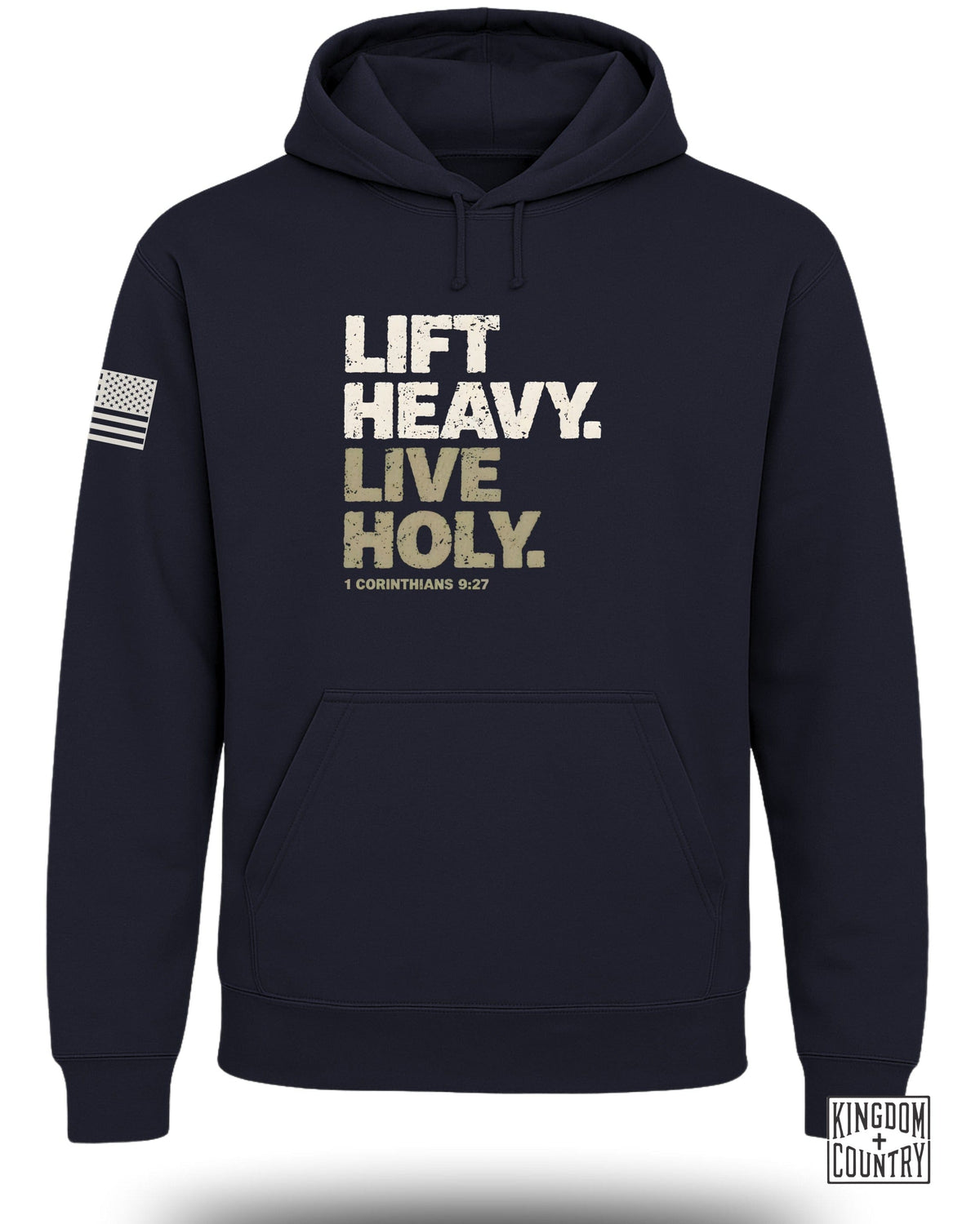 Lift Heavy Live Holy Hoodie