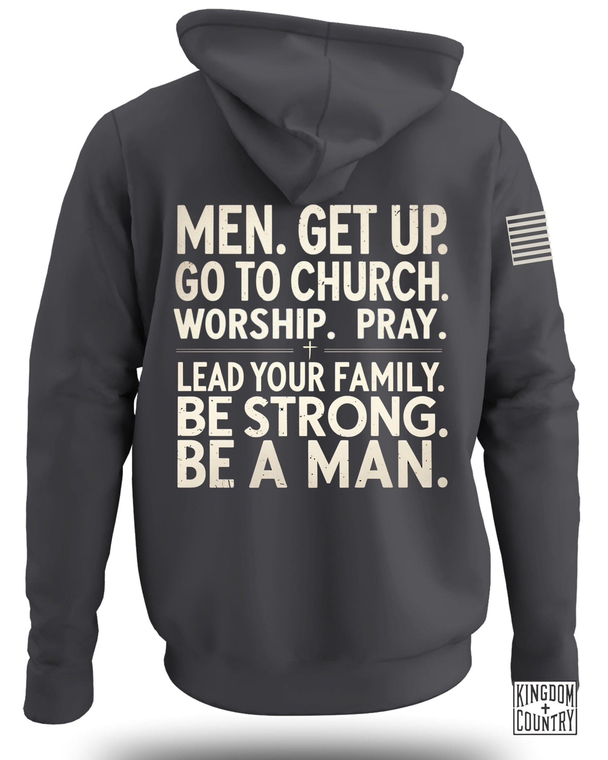 Men Get Up Hoodie